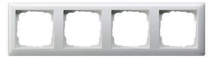 GIRA Serie Standard 55 - reinweiß glänzend (021403) 4-fach Rahmen