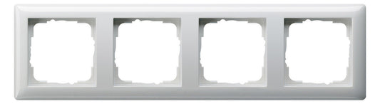 GIRA Serie Standard 55 - reinweiß glänzend (021403) 4-fach Rahmen