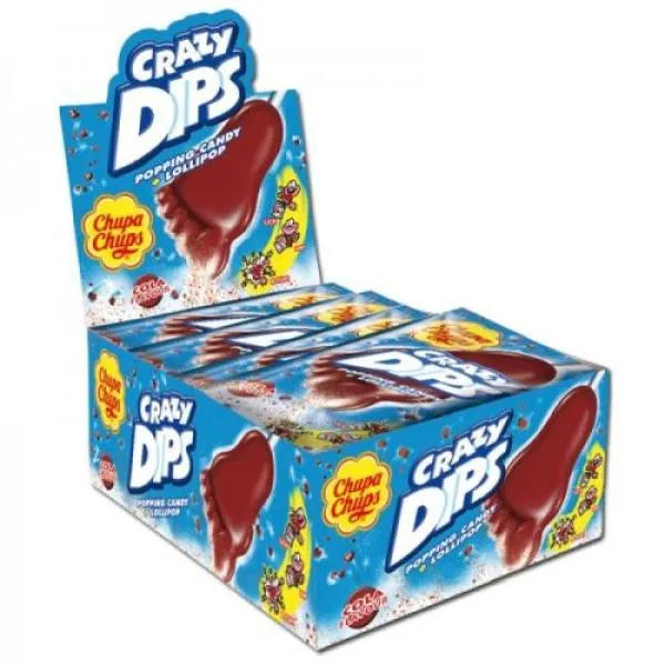 Chupa Chups - Crazy Dip - Cola Packung - 24 Lutscher - 336g