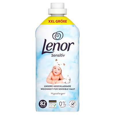 Lenor - Weichspüler Sensitiv 82 WL - 1,722 l Flasche