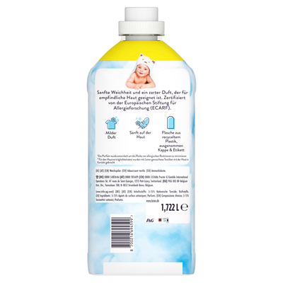 Lenor - Weichspüler Sensitiv 82 WL - 1,722 l Flasche