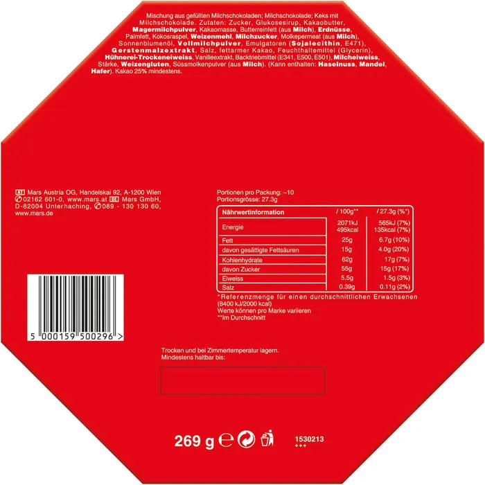 Schokoriegel Celebrations - verschiedene Sorten - 29 Riegel - 269g