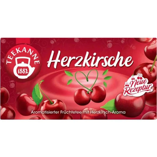Teekanne - Herzkirsche - 20 Teebeutel -  45g