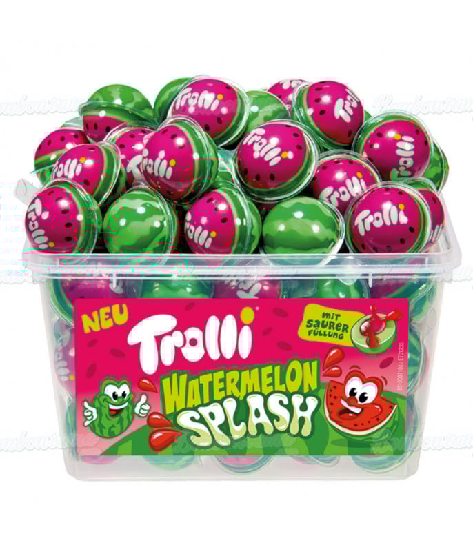 Trolli - Watermelon Splash - Flavor Bomb - Fruchtgummi - 60 Stück - 1128g